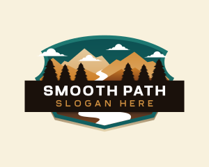 Mountain Path Travel logo design