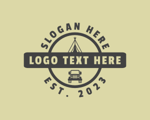 Travel Camping Vehicle Logo