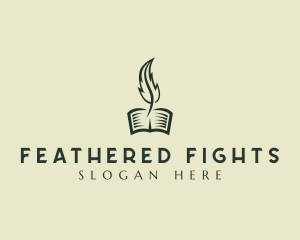 Feather Pen Writer logo design