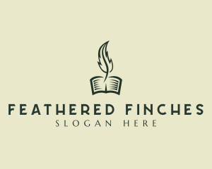 Feather Pen Writer logo design