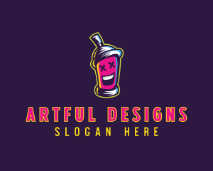 Graffiti Spray Painting logo design