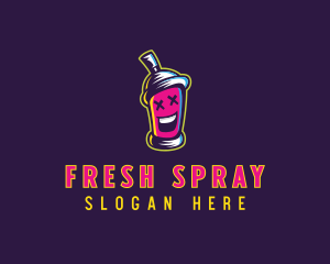 Graffiti Spray Painting logo design