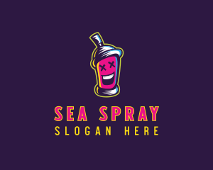 Graffiti Spray Painting logo design