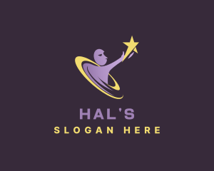 Star Volunteer Human Logo