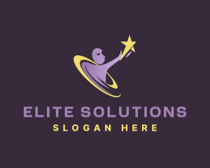 Executive - Star Volunteer Human logo design