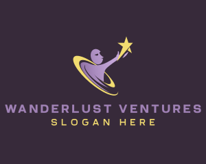 Star Volunteer Human logo design