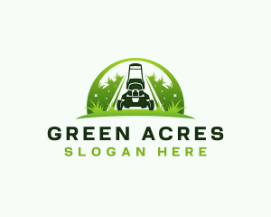 Landscaping - Eco Landscaping Lawn Mower logo design