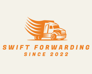 Fast Cargo Truck logo design