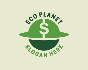 Dollar Money Planet logo design