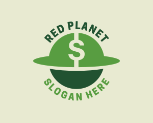 Dollar Money Planet logo design