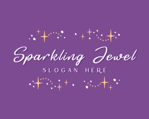 Cute Star Sparkles Boutique logo design