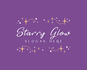 Cute Star Sparkles Boutique logo design