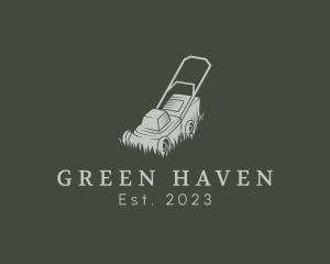 Turf - Yard Grass Lawn Mowing logo design