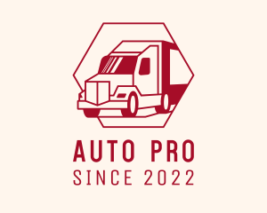 Removalist - Courier Transport Truck logo design