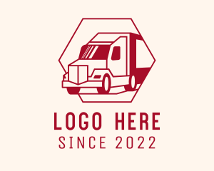 Delivery Truck - Courier Transport Truck logo design