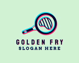 Frying Pan Steak logo design