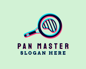 Frying Pan Steak logo design