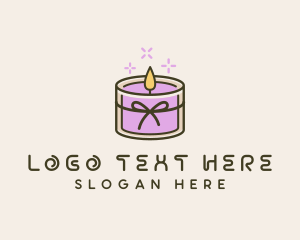 Meditation - Wellness Candle Aroma logo design