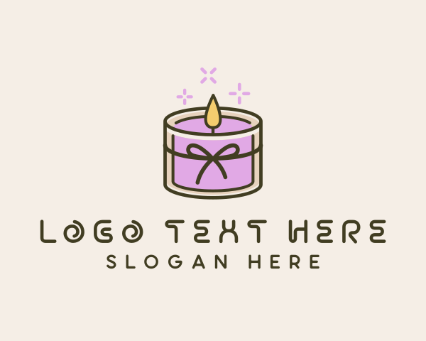 Aroma - Wellness Candle Aroma logo design