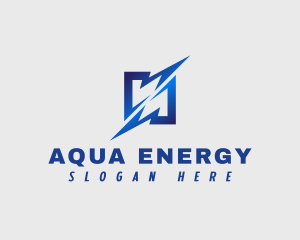 Electric Charge Energy logo design