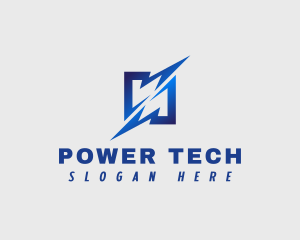 Electric Charge Energy logo design