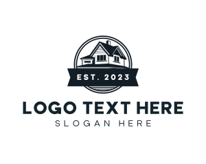 Contractor - House Roofing Renovation logo design