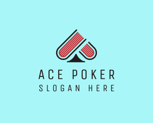 Poker - Poker Spades Book logo design