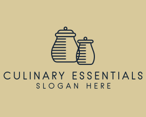 Kitchenware - Minimalist Homeware Jars logo design