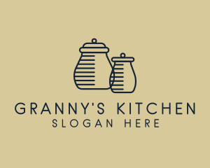 Pot Homeware Jars logo design