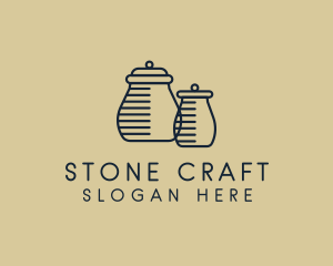 Pot Homeware Jars logo design