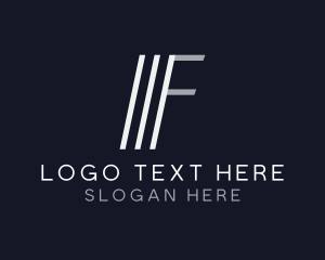Letter F - Creative Design Studio logo design