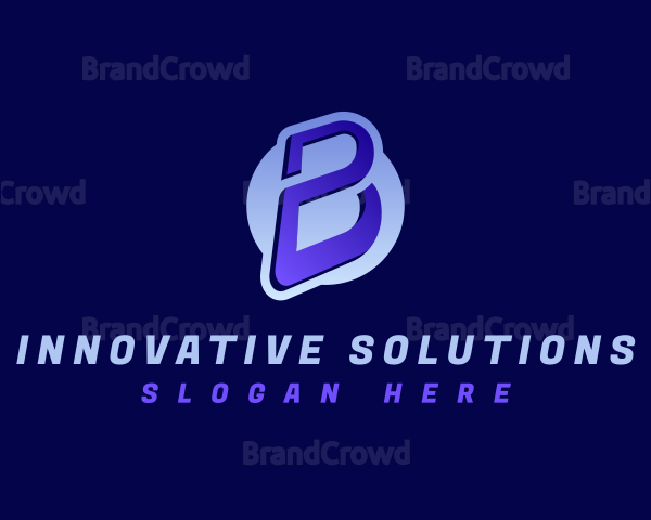 Startup Company Letter B Logo
