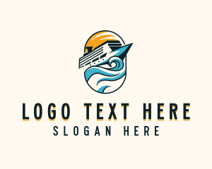 Tourist - Tourist Cruise Ship logo design