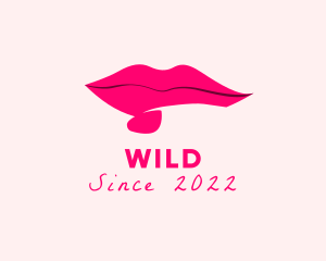 Sexy - Lips Nail Polish Cosmetics logo design