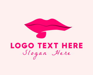 Lips Nail Polish Cosmetics Logo