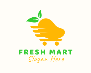 Grocery - Mango Grocery Cart logo design