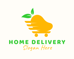 Mango Grocery Cart logo design