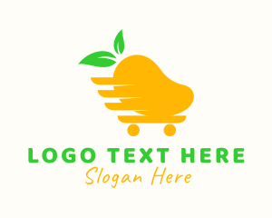 Mango Grocery Cart Logo