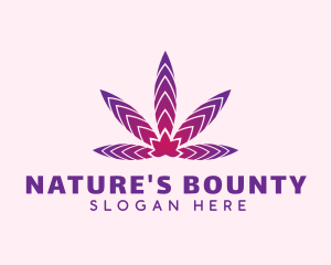 Natural Herbal Leaf logo design