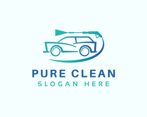 Car Pressure Washing logo design