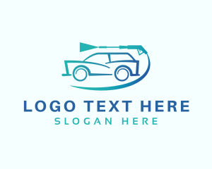 Cleaning Service - Car Pressure Washing logo design