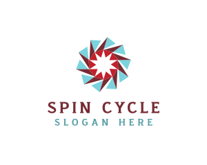 Wheel - Star Anaglyph Wheel logo design