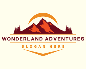 Nature Mountain Outdoor  logo design