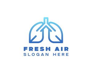 Lungs - Lungs Health Clinic logo design