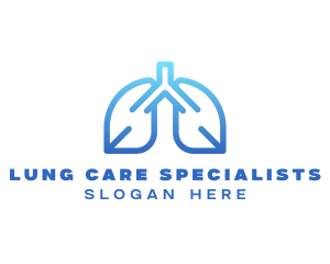 Lungs Health Clinic logo design