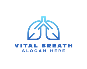 Lung - Lungs Health Clinic logo design
