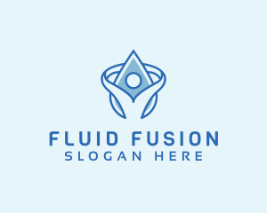 Human Water Wellness logo design