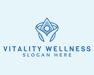 Human Water Wellness logo design