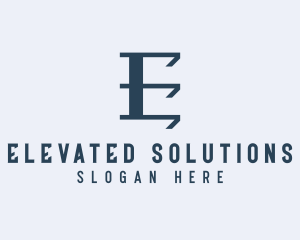 Professional Advisory Letter E logo design