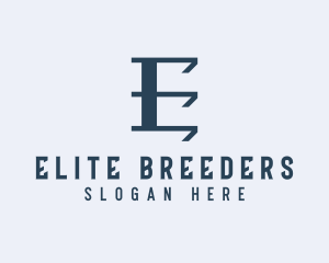 Professional Advisory Letter E logo design